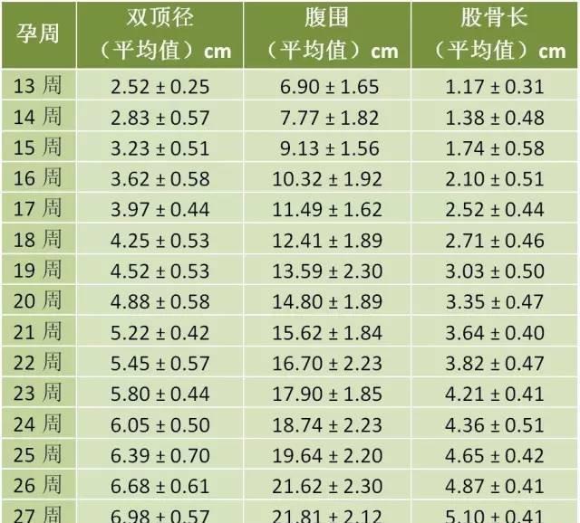 怎么知道胎儿发育偏小还是偏大