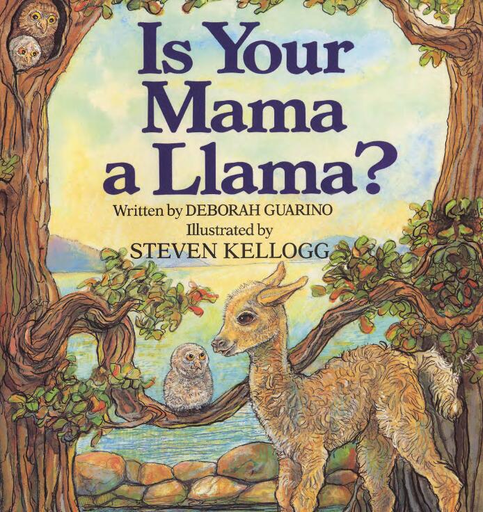 《Is Your Mama a Llama你的妈妈是驼羊吗》英文绘本pdf+音频资源免费下载