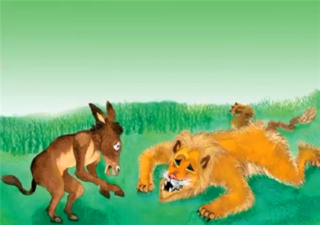 披着狮皮的驴子英文绘本动画网盘下载