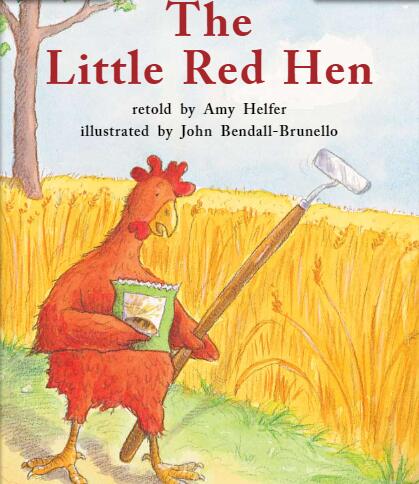 《The Little Red Hen红色小母鸡》英语绘本故事pdf资源免费下载