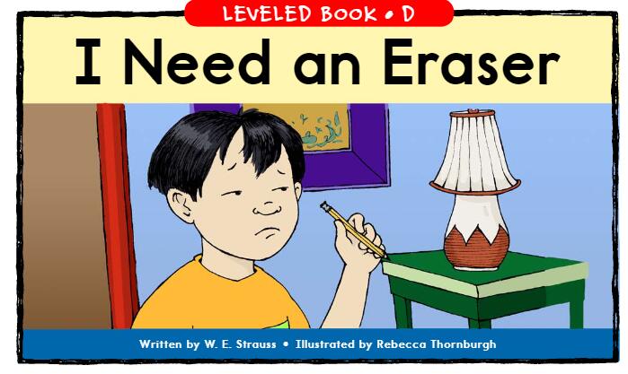 《I Need an Eraser》RAZ分级绘本pdf资源免费下载