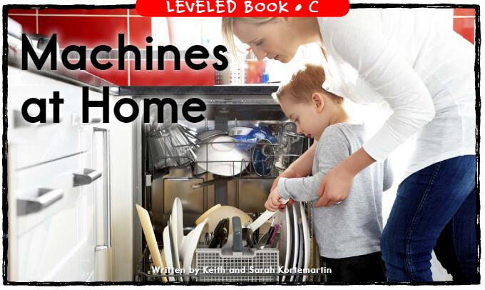 《Machines at Home》RAZ分级英语绘本pdf资源免费下载