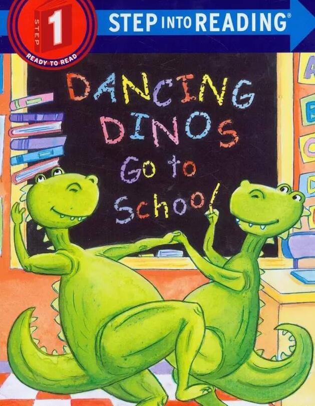 《Dancing Dinos Go to school》英语绘本pdf资源免费下载