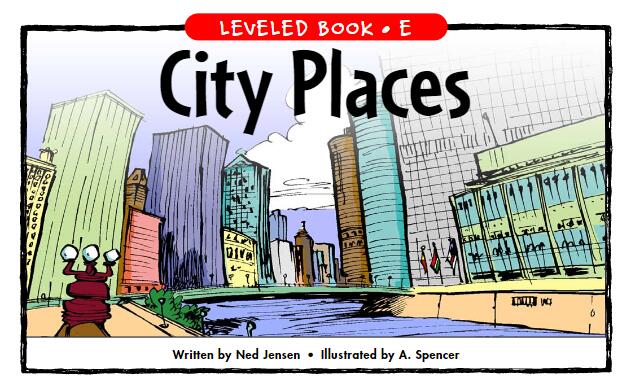 《City Places》英文绘本pdf资源免费下载
