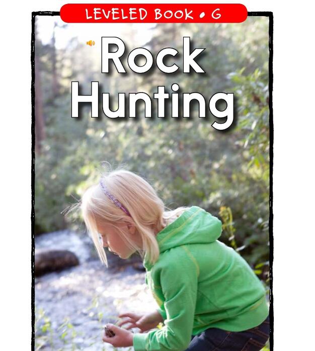 《Rock Hunting》RAZ分级英语绘本paf资源免费下载