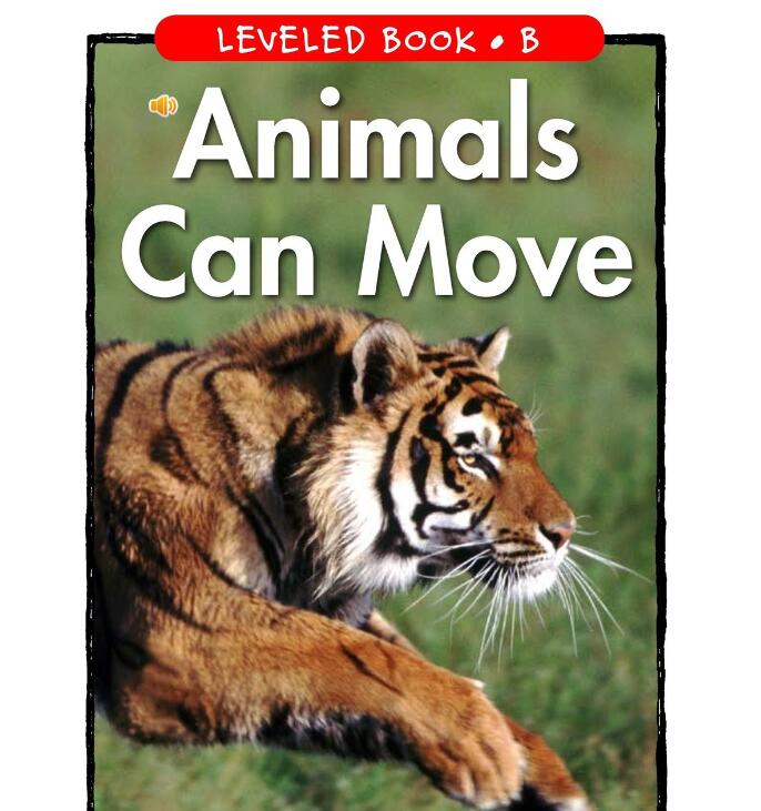 《Animals Can Move》RAZ分级阅读绘本pdf资源免费下载