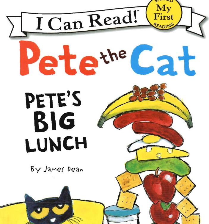 《Pete The Cat Pete's Big Lunch》英文绘本pdf资源免费下载