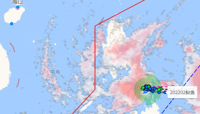 2号台风实时路径图发布消息 台风鲇鱼对广东有影响吗
