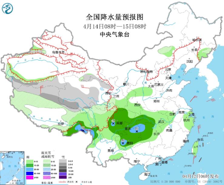 冷空气侵袭中东部现大降温 1号2号双台风仍在活动