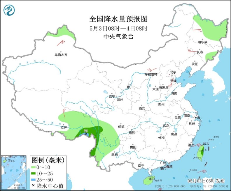 五一假期第4天中东部分地区天气晴好 北方地区将有冷空气影响