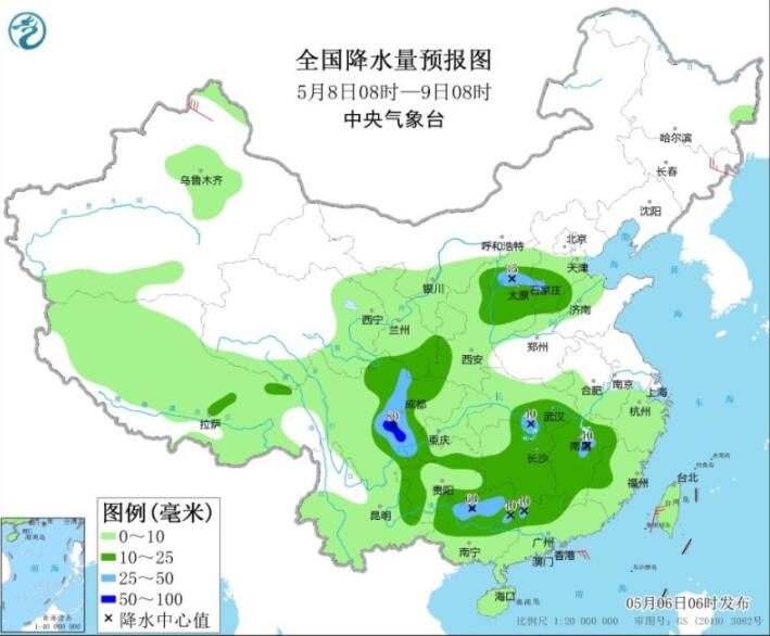 冷空气影响华北东北等气温低迷 并伴明显大风沙尘天气