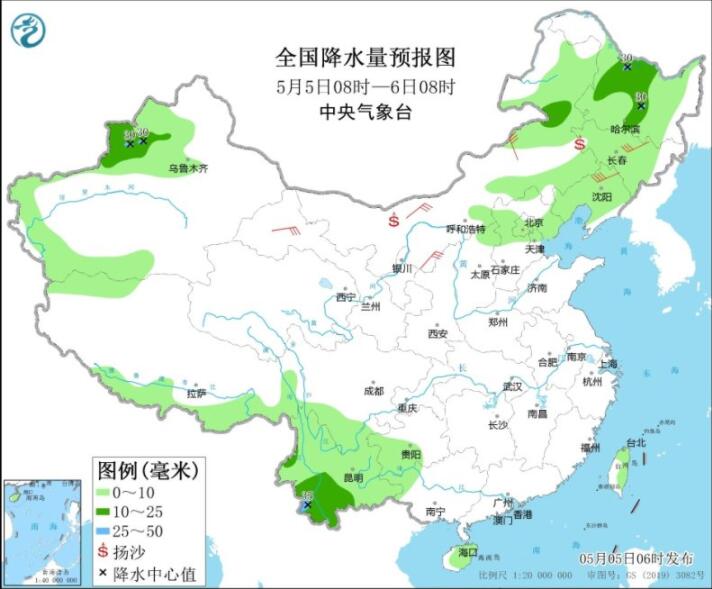 冷空气影响北方降温显著 内蒙古西北东北等有沙尘