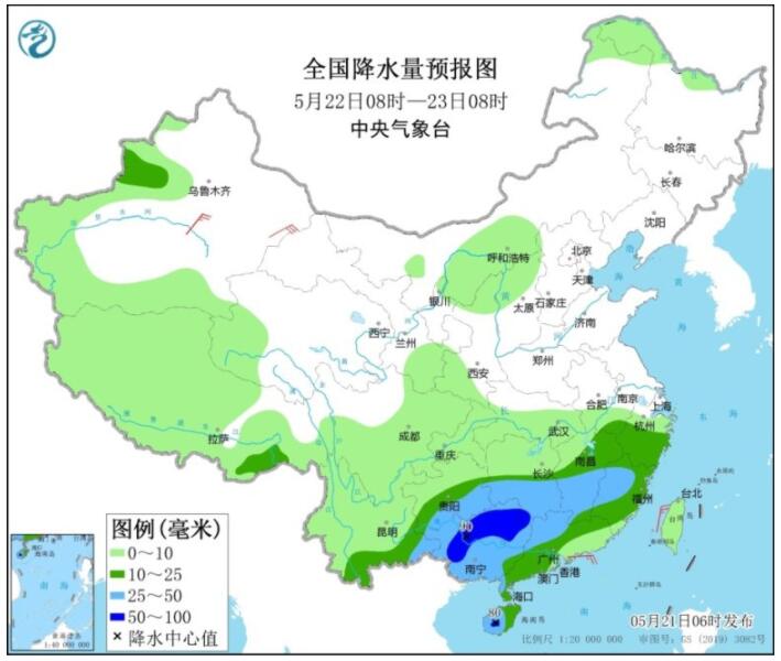 贵州云南等地有暴雨天气 青海西藏等地有降雪