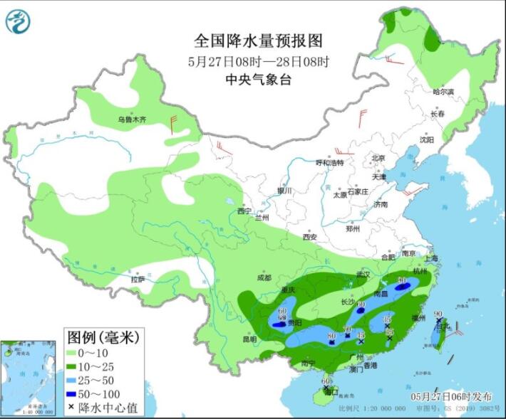 广西广东福建等局部大暴雨 山东河南等将迎39℃高温