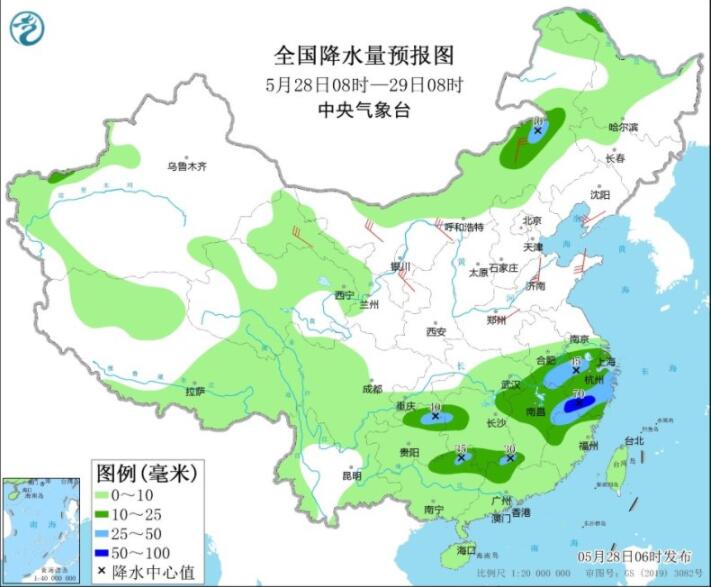 广东广西福建等局部大暴雨 河南京津冀等高温晴热