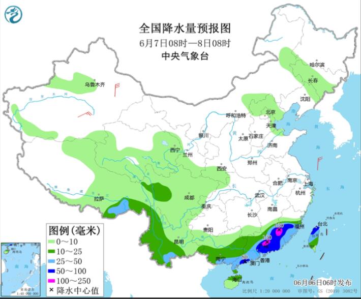 广东福建部分地区仍有大暴雨 河南山东等有间歇性高温