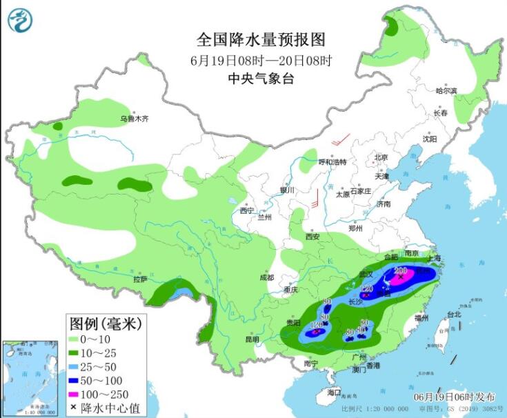 江南华南仍有暴雨伴强对流 华北黄淮等地高温天气持续