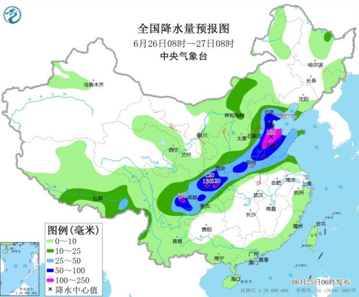 西北东北华南等将迎强降雨 高温继续“炙烤”华北黄淮