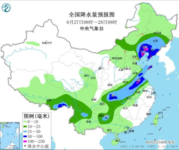 西北东北华南等将迎强降雨 高温继续“炙烤”华北黄淮