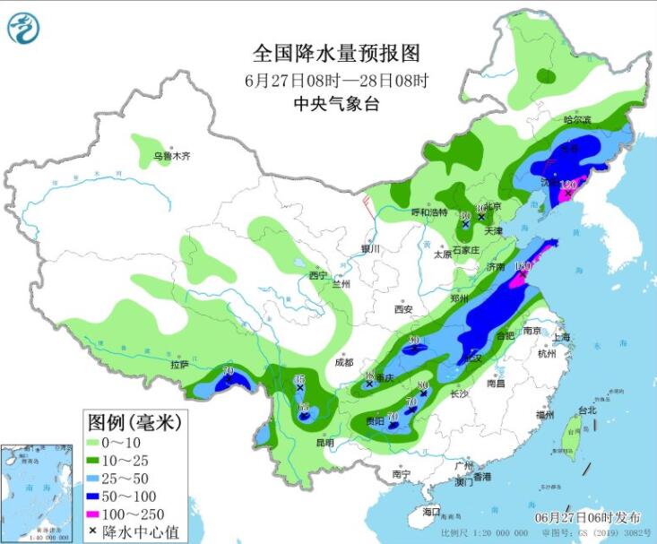 西南华南黄淮等有强降雨 7月初将有台风胚胎酝酿