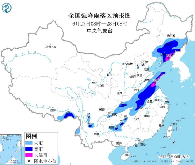 西南华南黄淮等有强降雨 7月初将有台风胚胎酝酿