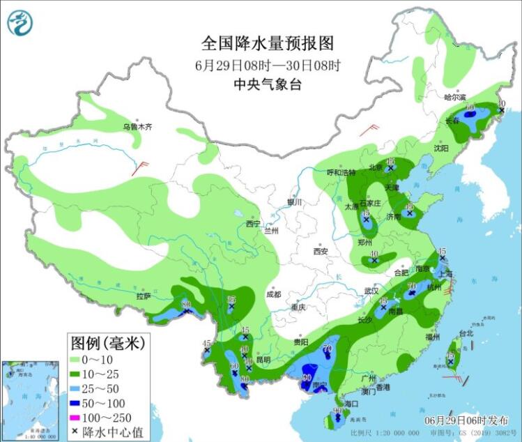 广西云南局部将现暴雨或大暴雨 陕西河南川渝等高温来袭