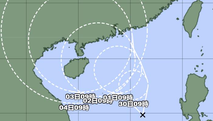 3号台风暹芭最新路径走势图 三号台风未来路径发展