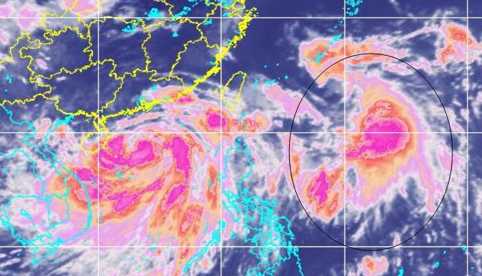 7月1日4号台风艾利高清卫星云图 台风路径实时发布系统云图发布