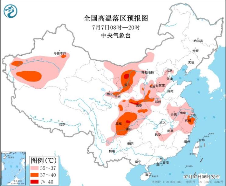 两广黑吉辽等有大到暴雨 高温“炙烤”新蒙陕甘宁
