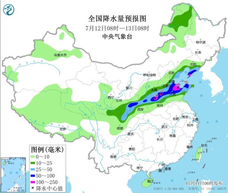 陕西四川山西等暴雨或大暴雨 部分地区伴雷暴冰雹等强对流