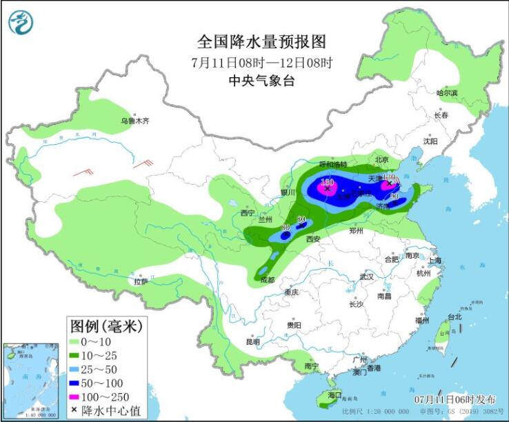 陕西四川山西等暴雨或大暴雨 部分地区伴雷暴冰雹等强对流