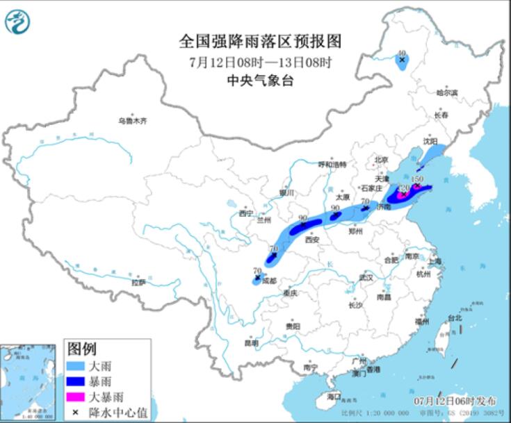 陕西四川等部分地区暴雨或大暴雨 高温橙色预警继续发布