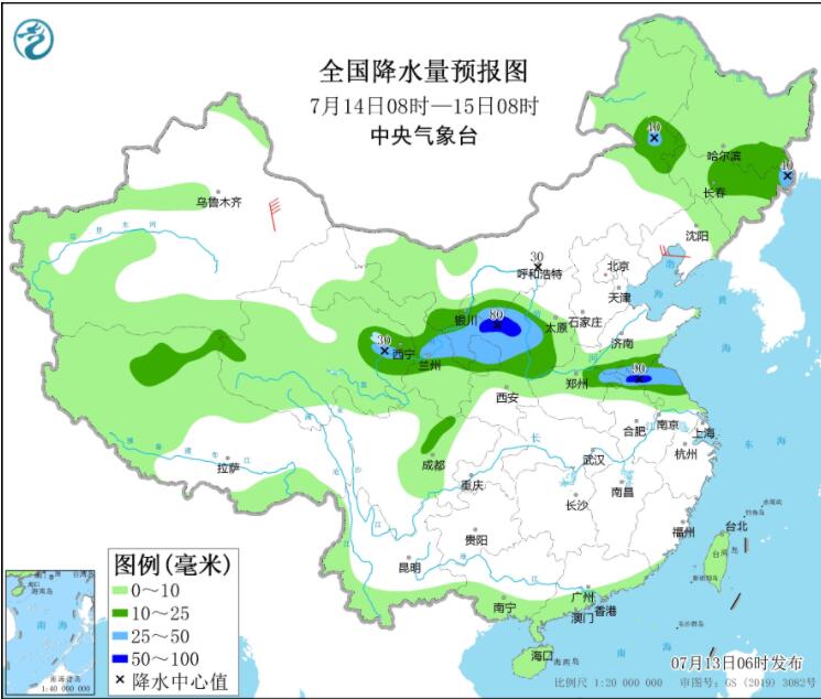 内蒙古东北陕西四川等大到暴雨 江南华南等持续高温