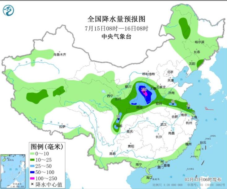 内蒙古东北陕西四川等大到暴雨 江南华南等持续高温