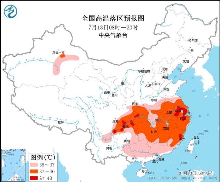 内蒙古东北陕西四川等大到暴雨 江南华南等持续高温