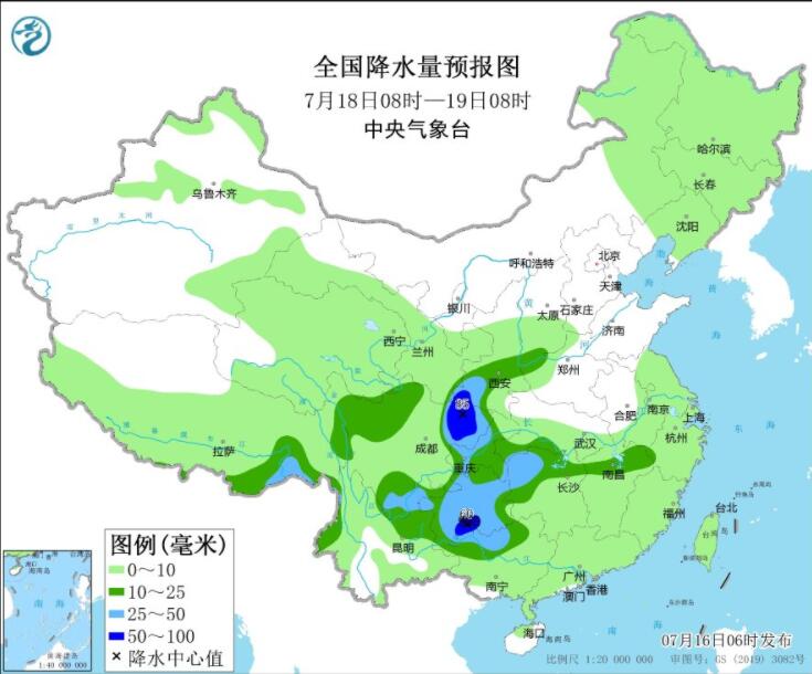 江南华南等高温依然强势 未来3天豫鲁皖川等有强降雨