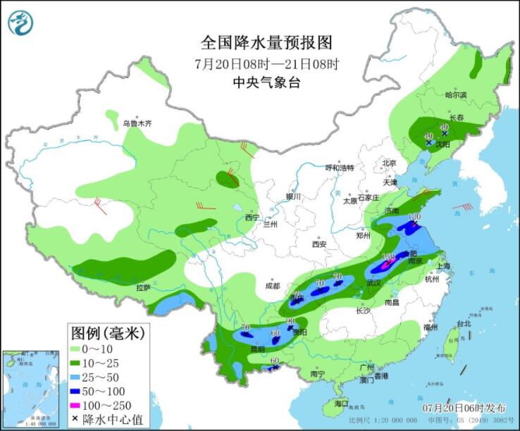 江南华南等高温再度发展 西北华北四川等局部或现大暴雨