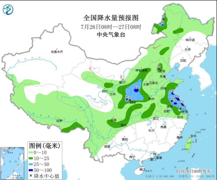 浙江福建等高温依然凶猛 西北华北东北等有明显降雨