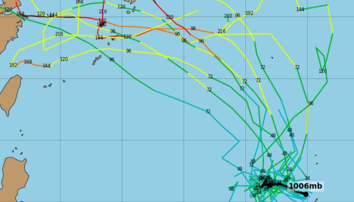 今年第5号台风桑达实时路径图预测 5号台风生成后会去哪里