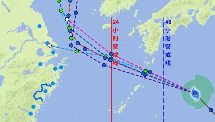 温州台风网台风路径图：5号台风会去浙江吗