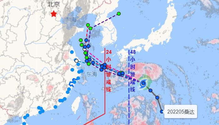 台风“桑达”今夜入东海 上海本周末将受台风影响