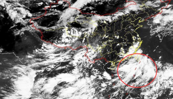 7号台风木兰胚胎卫星云图 台风路径实时发布系统7号云图更新