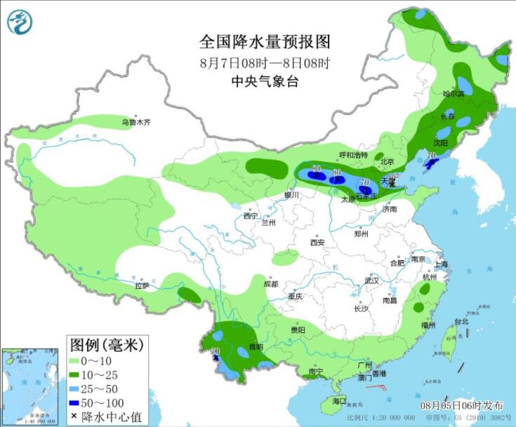 东北内蒙古等局部仍有大暴雨  华南江南高温将有所缓解