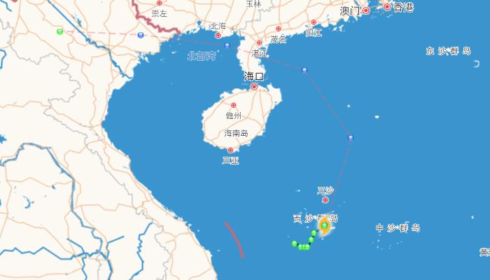 海南台风路径实时发布系统7号更新 受“木兰”胚胎影响有较强风雨