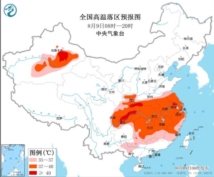 陕晋冀鲁等有暴雨或大暴雨 江南四川等依然高温笼罩