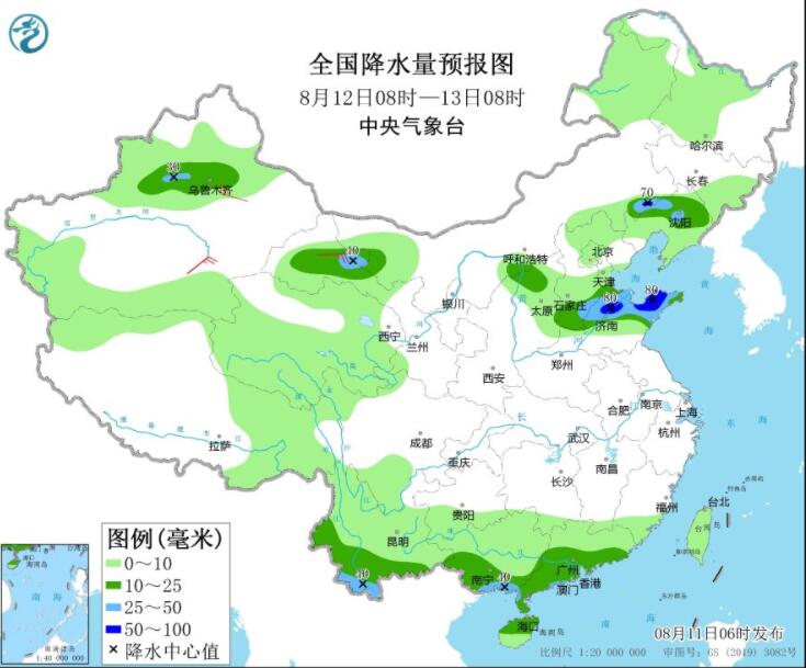 “木兰”残余仍对华南有影响 重庆江苏浙江等高温凶猛