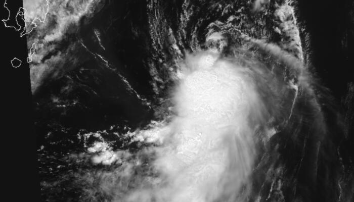 台风路径实时发布系统8号云图 台风米雷高清卫星云图最新更新