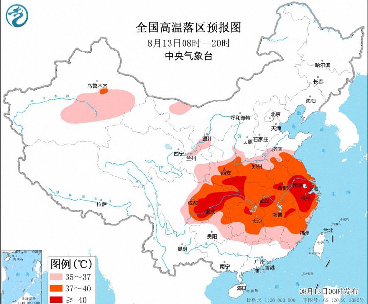 四川陕西等地有持续性高温 华北黄淮将有强降水天气