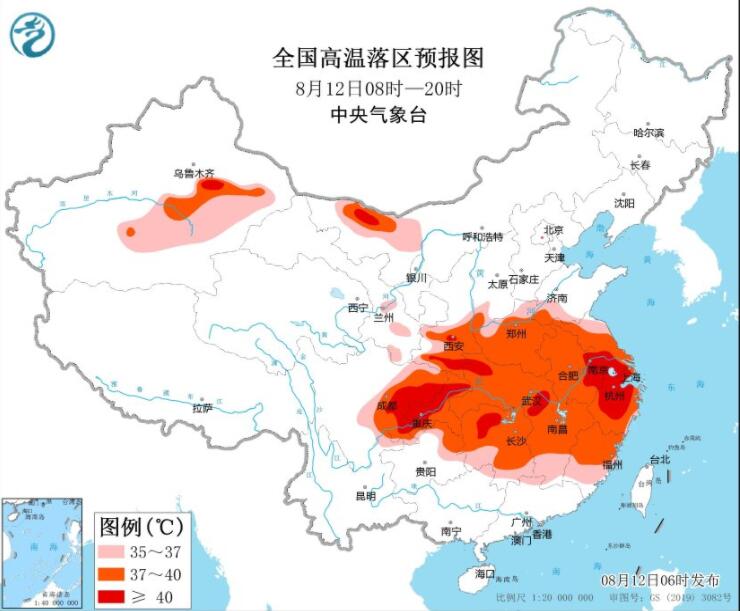 高温将持续至8月下旬 多地40℃左右高温频现