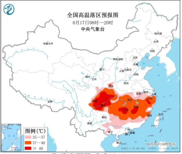 长江以北高温酷暑区降温了 川渝江南等火热依旧